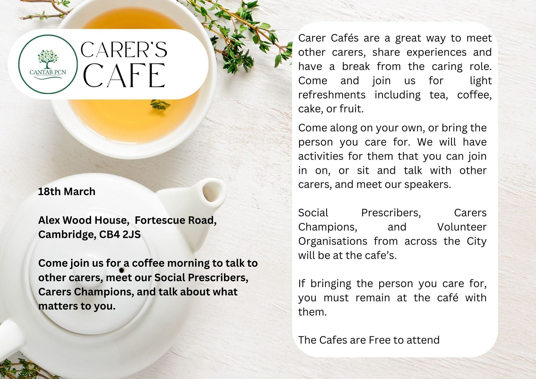 Carers Cafe